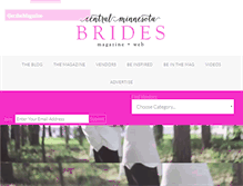 Tablet Screenshot of centralmnbrides.com